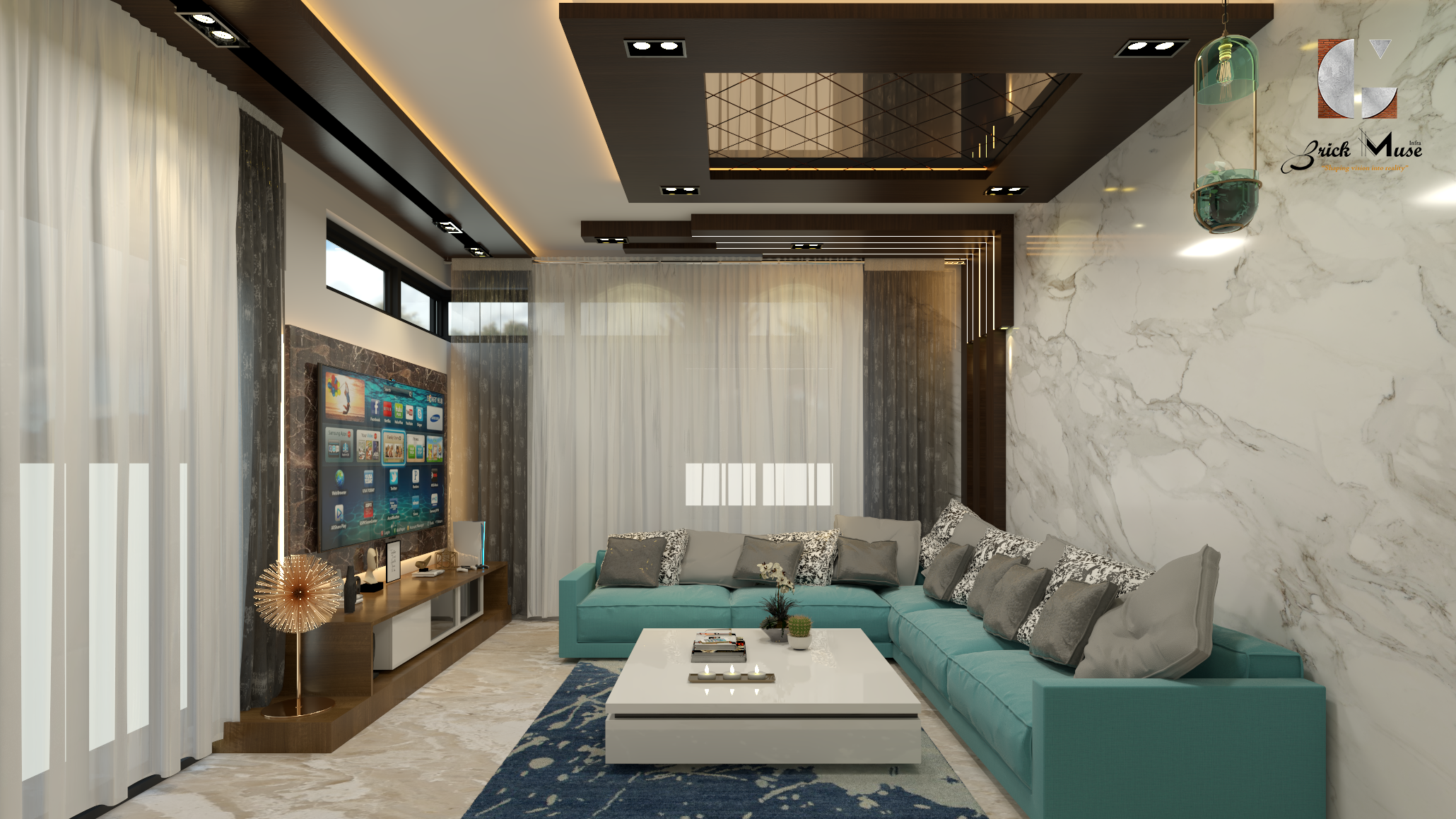 Living room interior design
