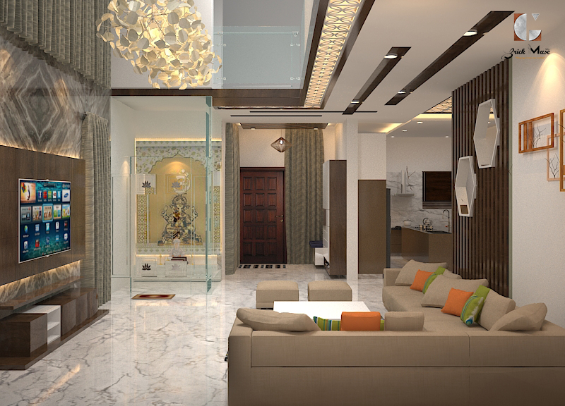 Foyer and lounge interior